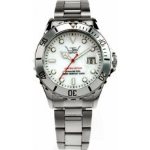 LTD-210102 LTD Watch Mens Steel White Limited Edition Watch