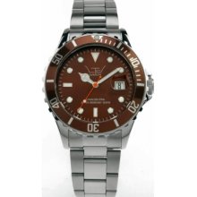 LTD-210105 LTD Watch Mens Brown Limited Edition Steel Watch