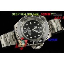 Luxury Perpetual 52mm Sea-dweller Deepseadeep 116660 Automatic Mens