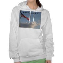 Made in USA Womens Pullover Hoodie D0003