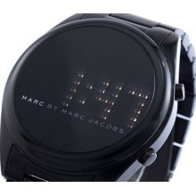 Marc Jacobs Mbm3531 Men's Led Digital Watch Aluminum Unisex Womens