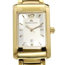 Maurice Lacroix Miros Ladies Gold-Plated Watch 9/10 Condition