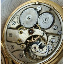 Mega Rare Antique 18k Gold Chronometer Regulator Invar Grand Prix Pocket Watch
