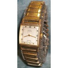 Men's 10k Yellow Gold Filled Elgin Deluxe Vintage Wrist Watch