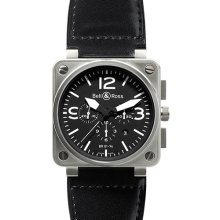 Men's Bell & Ross BR 01-94 Chronograph Steel Watch