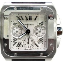 Mens Cartier Watch New Santos 100 Chronograph