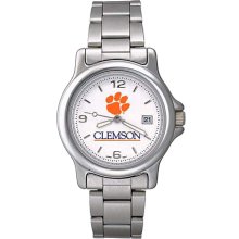 Men's Clemson University Watch in Stainless Steel - Varsity