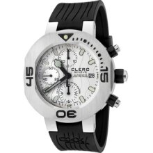 Men's CXX Scuba 250 Automatic Chronograph White Textured Dial Black