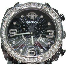 Mens Diamond Arctica Watch Round Cut G Color ASQBDLb-D1-B3AS 10.45ct