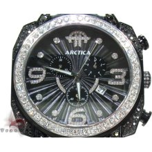 Mens Diamond Arctica Watch ASQBDLb-D1-B1A Round Cut G Color 5.95ct