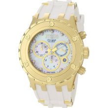 Mens Invicta 0525 Reserve Collection Specialty Chronograph Midsize White Watch