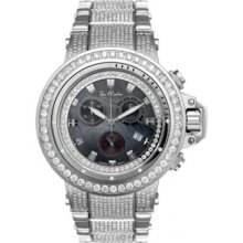 Mens Joe Rodeo Razor Diamond Steel Watch, 22.00ct