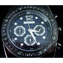 Mens Jojo/jojino/joe Rodeo Black Coor Diamond Watch