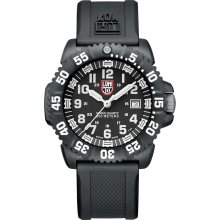 Men's Luminox Navy SEAL Colormark 3050 Series Black/White Watch