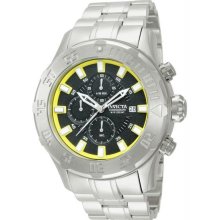 Men's Pro Diver XL Chronograph Stainless Steel Case and Bracelet Black