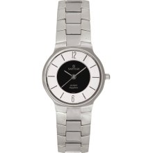 Mens Sartego Svq111 Watch Stainless Steel Seville Dress Black Dial