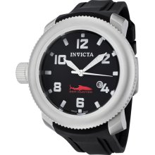 Men's Sea Hunter Black Dial Black Polyurethane