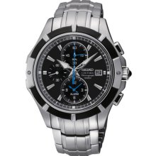 Men's Seiko Snaf11 Coutura Quartz Chronograph Stainless Steel Watch