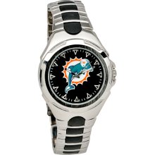 Miami Dolphin watch : Miami Dolphins Victory Stainless Steel Watch