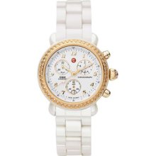 Michele CSX Ceramic Gold Ladies Watch MWW03N000002 Diamond 0.60ct