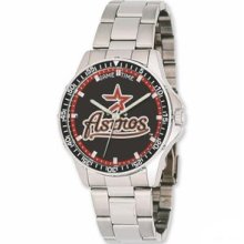 MLB Baseball Watches - Men's Houston Astros Stainless Steel MLB