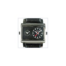 Mondaine Horizontal Dual Time Unisex Watch A666.30321.14SBB