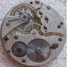 Movado Pocket Watch Movement & Dial 43 Mm Balance Ok.