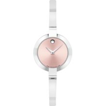 Movado Womens Bella Pink-Dial Watch