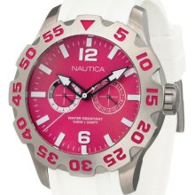 Nautica BFD 100 White And Pink Men's Watch N16619G