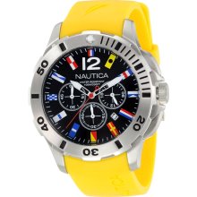 Nautica N18637G Bfd 101 Dive Style Chrono Flag Men's Watch