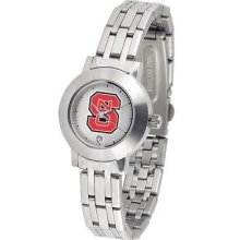 NCSU NC State Wolfpack Ladies Stainless Steel Watch