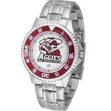 New Mexico State Aggies Men's Stainless Steel Watch