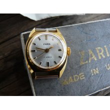New old stock Russian Vintage woman's Watch ZARIA 17 jewels / Ladies Watch / Bracelet Watch / wrist watch women Soviet ladies MINT