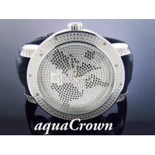 New Techno Master 12 Diamond Watch TM-2108 World Map