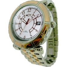 Nice Italy Womens Stefania Stainless Watch - Silver Bracelet - White Dial - NICW1067STE021024