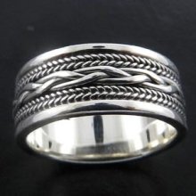 Nice Plain 6+gms 925 Sterling Silver Ring Sz7.5