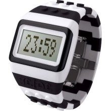 ODM Unisex JD/DC Pop Hours Digital Plastic Watch - Two-tone Rubber Strap - Digital Dial - JC01-7