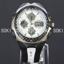 Ohsen White Mens Analog Digital Day Date Quartz Wrist Bracelet Watch W50