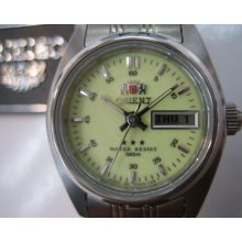 Orient Women's Watch Automatic All Stainless S .21 Jewels Original Edition