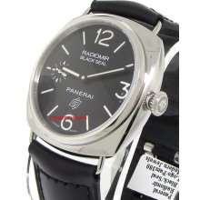 Panerai Pam 380 Radiomir Black Seal Logo Manual Wind 45 Mm Steel Watch