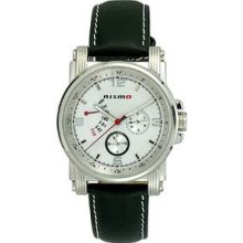 Pedre Milan Men Watch W/ Padded Smooth Leather Strap & Date/ Day Function