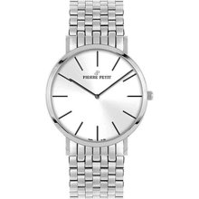 Pierre Petit Women's P-788F Serie Nizza Silver Dial Stainless-Ste ...