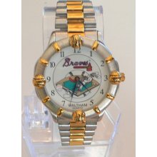 Pittsburg Pirates Classic Gold Tone Ssteel, Metal Bracelet Men's Sports Watch