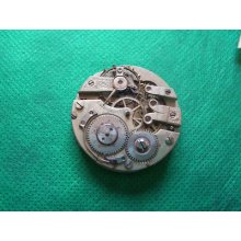 Pocket Watch Movement Vintage For Repair Unusual Rare