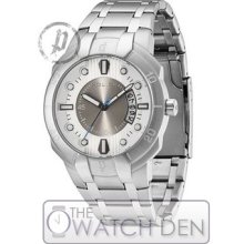 Police - Mens Stainless Steel Silver Dial Raptor Watch - 13396js-04m