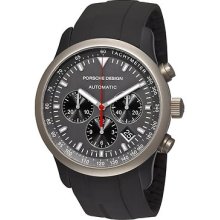 Porsche Design Men's 6612.14.50.1139 Dashboard P'6612 Titanium And Aluminum Grey