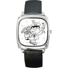 Postman Mail Carrier Courier Man Unisex Wrist Watch
