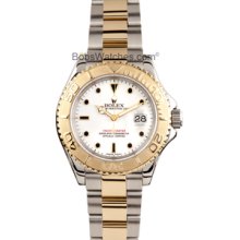 Pre-Owned Rolex Men's Yachtmaster Stainless Steel and Gold 16623