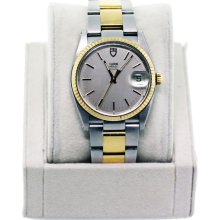 Pre-owned Tudor Prince Two-tone Quartz Menâ€™s Watch