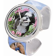 Precious Portraits Shih Tzu Watch